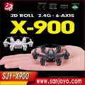 Schwerkraft-Sensor MJX X900 Mini-Design RC Quadcopter ufo Fernbedienung Hubschrauber 6-Achsen-Quadrocopter Drone Mini VS X600